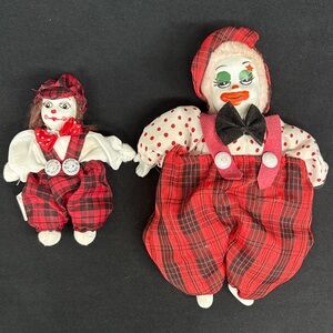 Pair of Vintage Clowns